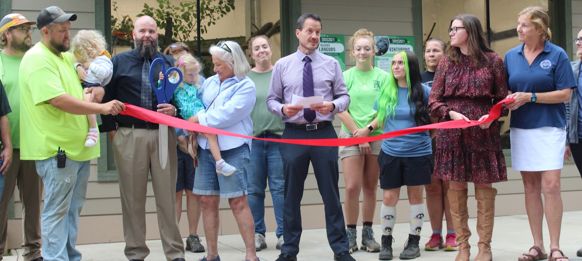 Ribbon Cutting at Henson Robinson Zoo
